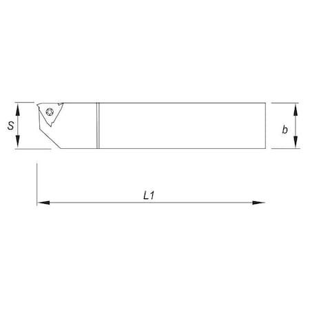 Palbit SER0750K16 TLH-Threading Toolholders Imperial Toolholders - Threading 1820033IN